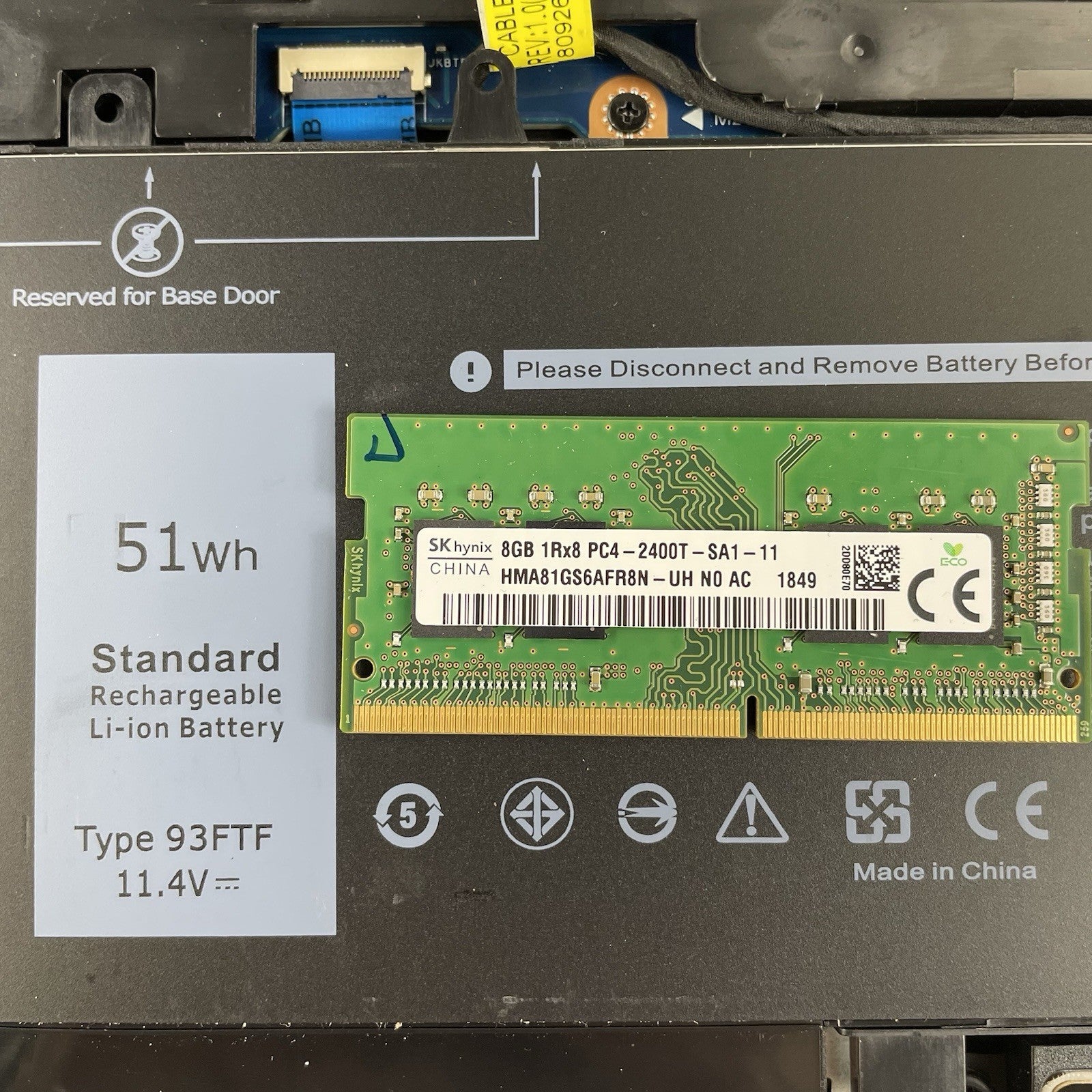 Dell Latitude 5580 15.6" i5-6300U 2.40 GHz 8 GB RAM No SSD No OS No AC20