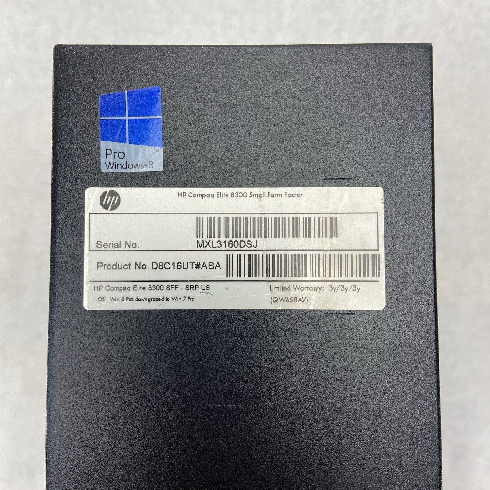 HP Compaq Elite 8300 SFF Intel Core i3-3220 3.3GHz 4GB RAM No HDD No OS3