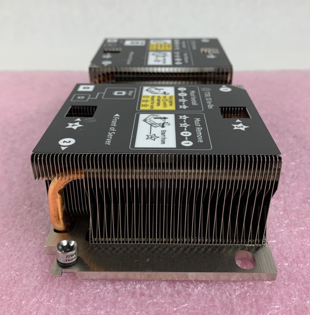 HP Heatsinks Synergy Gen10 868346-001 868345-001 871313-001 874087-001 Pair of 2