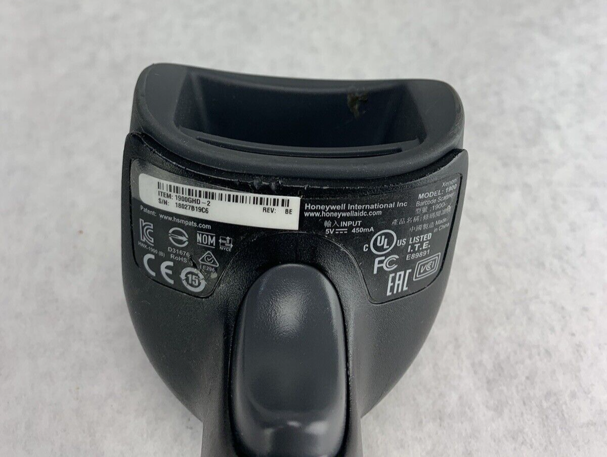 Parts or Repair Lot of 2 Honeywell Xenon 1900 Handheld Barcode Scanner