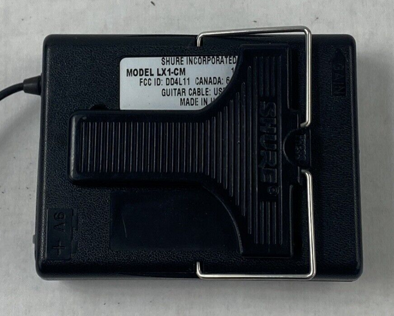 Shure LX1-CM 192.600MHz Wireless Bodypack Microphone Transmitter Power Tested