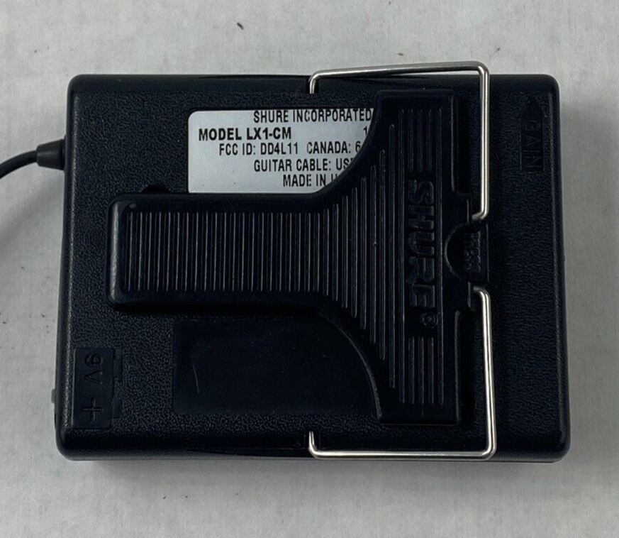 Shure LX1-CM 192.600MHz Wireless Bodypack Microphone Transmitter Power Tested