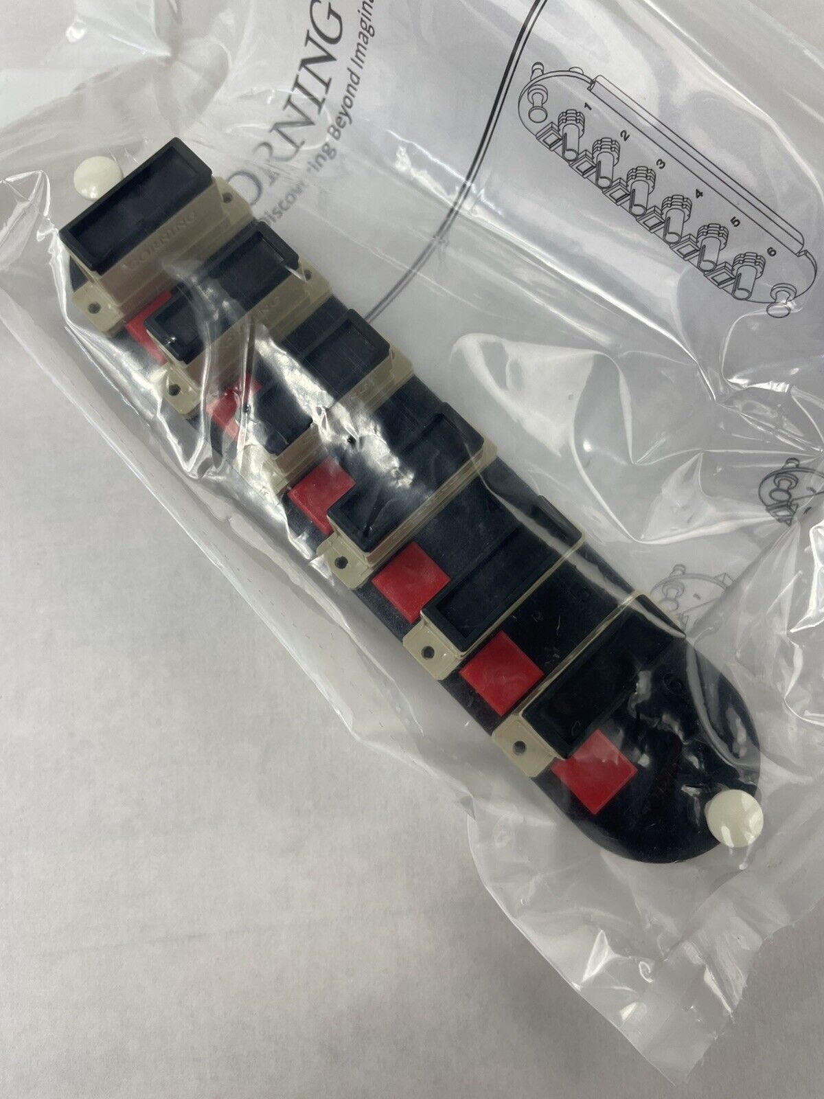 Corning CCH-12-91 SC Multimode 12 Port Adapter Panel with 6 Duplex Inserts