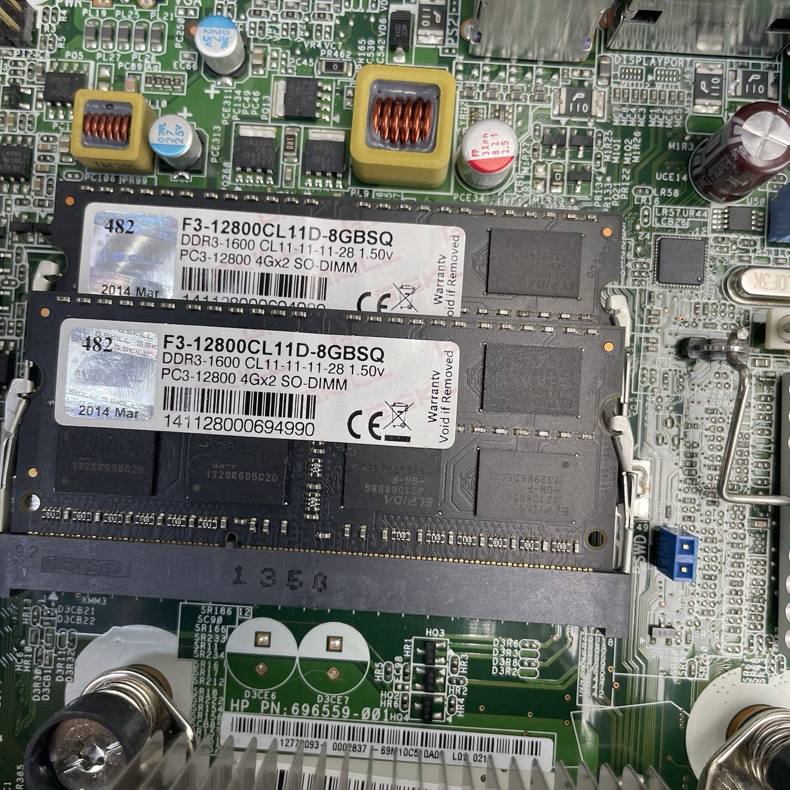 HP EliteDesk 800 G1 USDT Intel Core i5-4570S 2.90GHz CPU 8GB RAM No HDD No OS