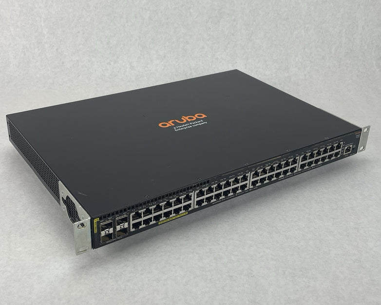 HP JL260A 2930F Aruba Gigabit Switch 48x RJ45 & 4x SFP Ports Tested & Reset
