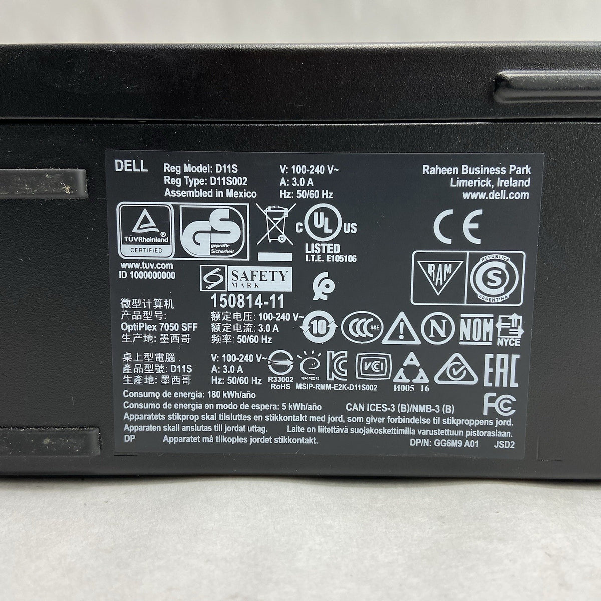 Dell Optiplex 7050 SFF Intel Core i5-7500 3.4GHz 8GB RAM No HDD No OS8