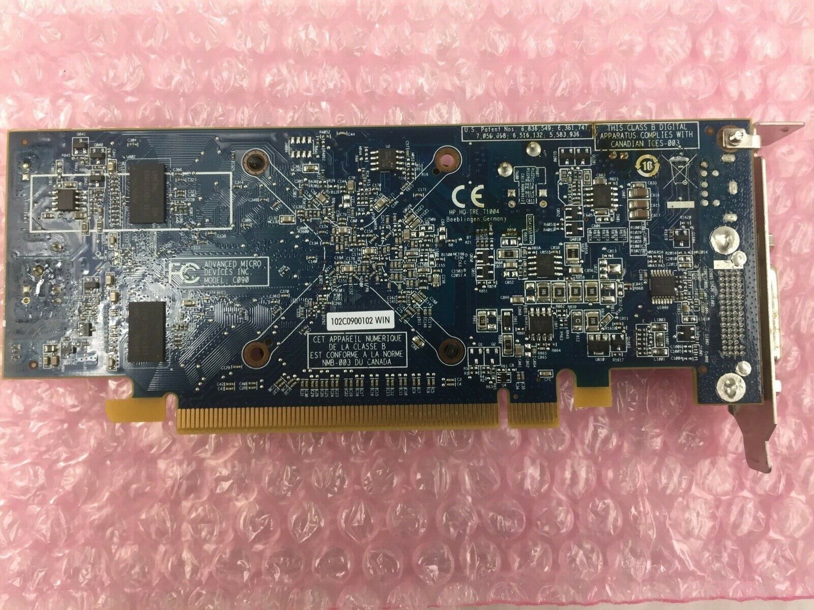 Dell AMD Radeon ATI-102-C09003 (B) 512MB PCI Express Video Card Low Profile