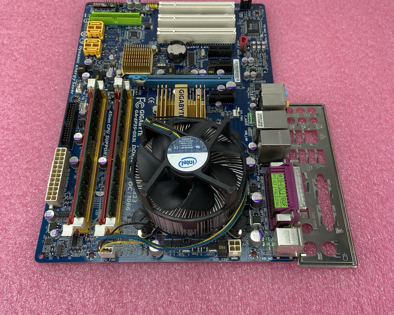 Gigabyte EP35-DS3L Motherboard Intel Core 2 Quad Q6600 2.4GHz 2GB RAM w/Shield