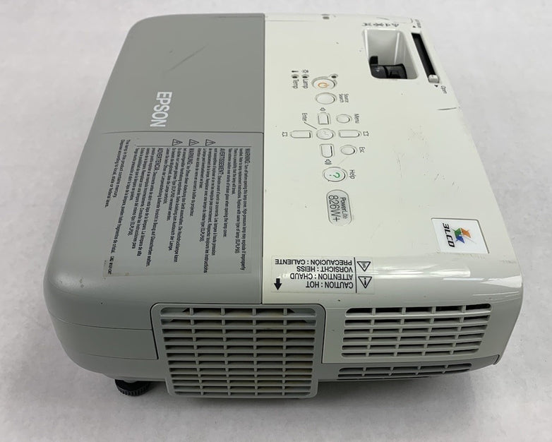 Epson Powerlite 826W+ H357A LCD Projector 4997 Lamp Hours