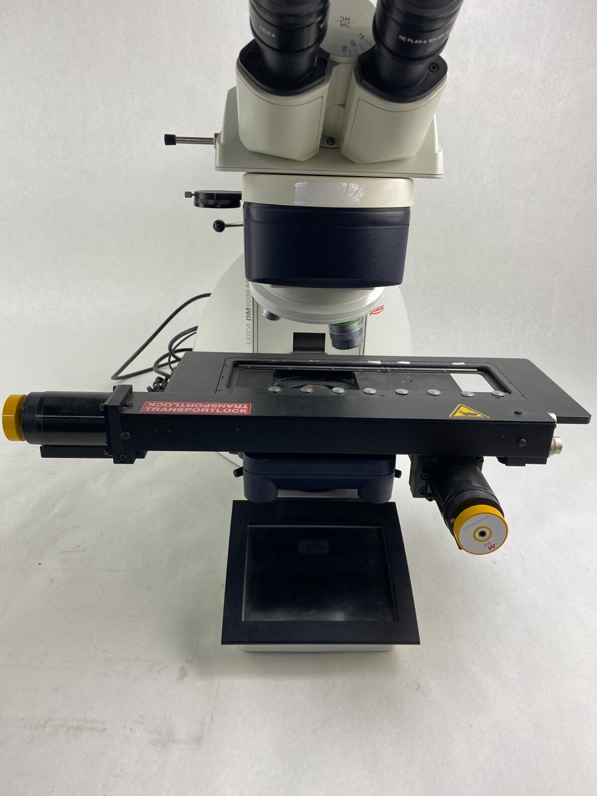 Leica DM6000M Microscope w/ Objectives Power Supplies Clemex Camera