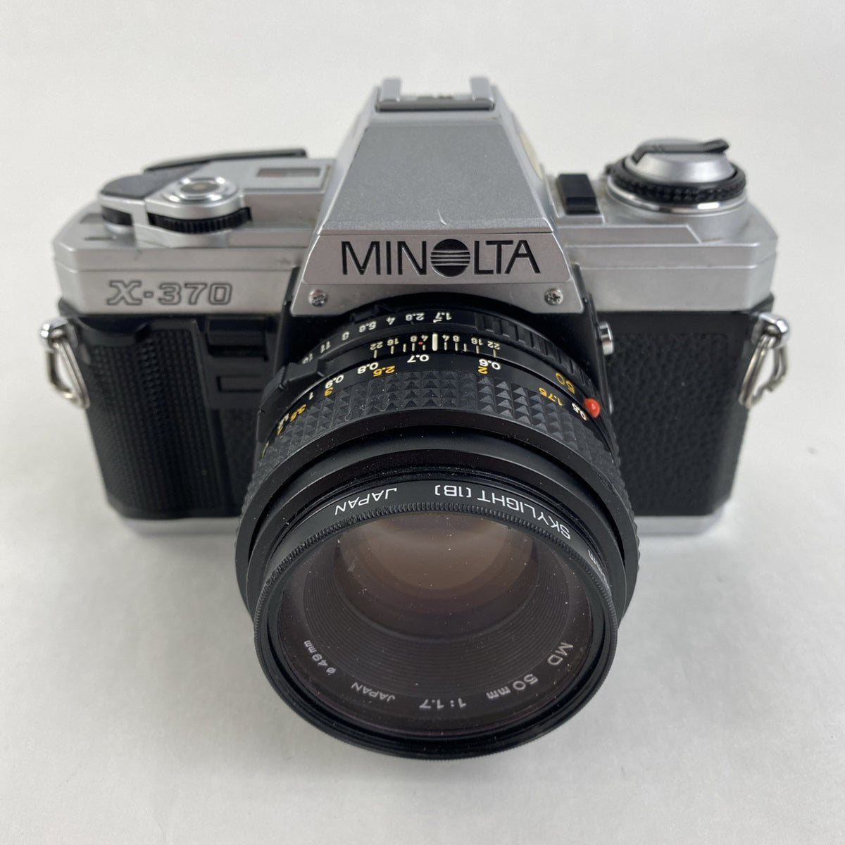 Minolta X-370 SLR Film Camera w/ Minolta 50mm 1:1.7 Lens - Untested Parts1