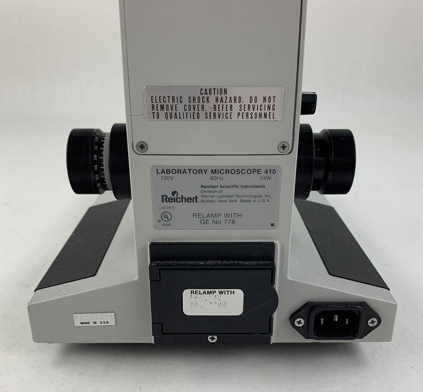 Reichert Microstar IV 410 Lab Microscope 10/.25 40/0.66 100/1.25 Oil No Bulb