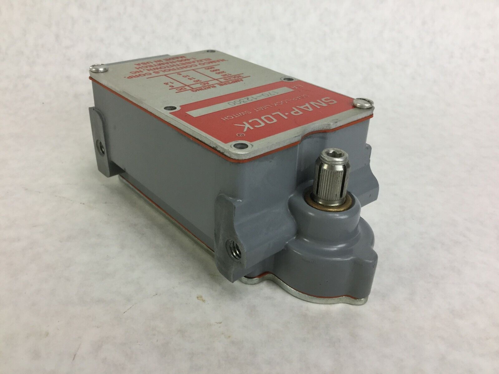SNAP LOCK  EA 170-12300 Snap-Lock Limit Switch  Parts/Repair