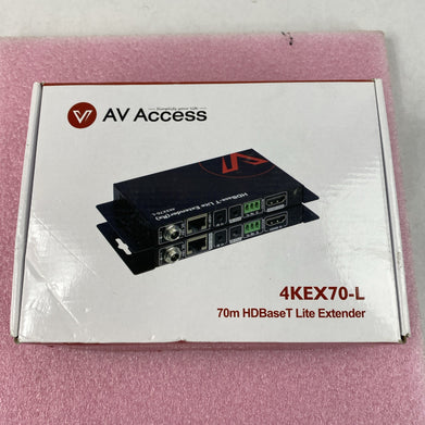 AV Access 4KEX70-L 70m HDBaseT Lite Extender Tested