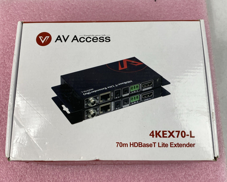 AV Access 4KEX70-L 70m HDBaseT Lite Extender Tested
