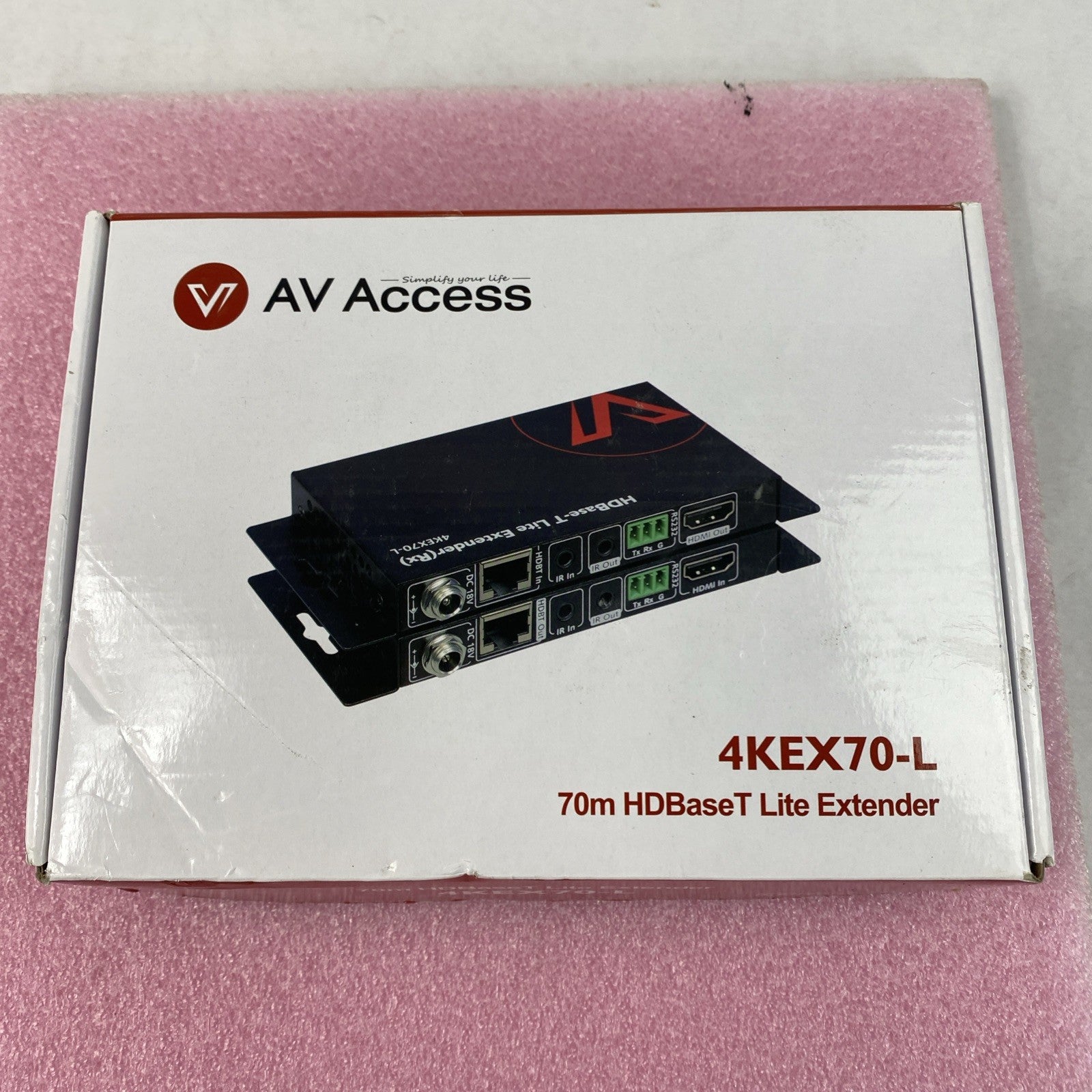 AV Access 4KEX70-L 70m HDBaseT Lite Extender Tested1