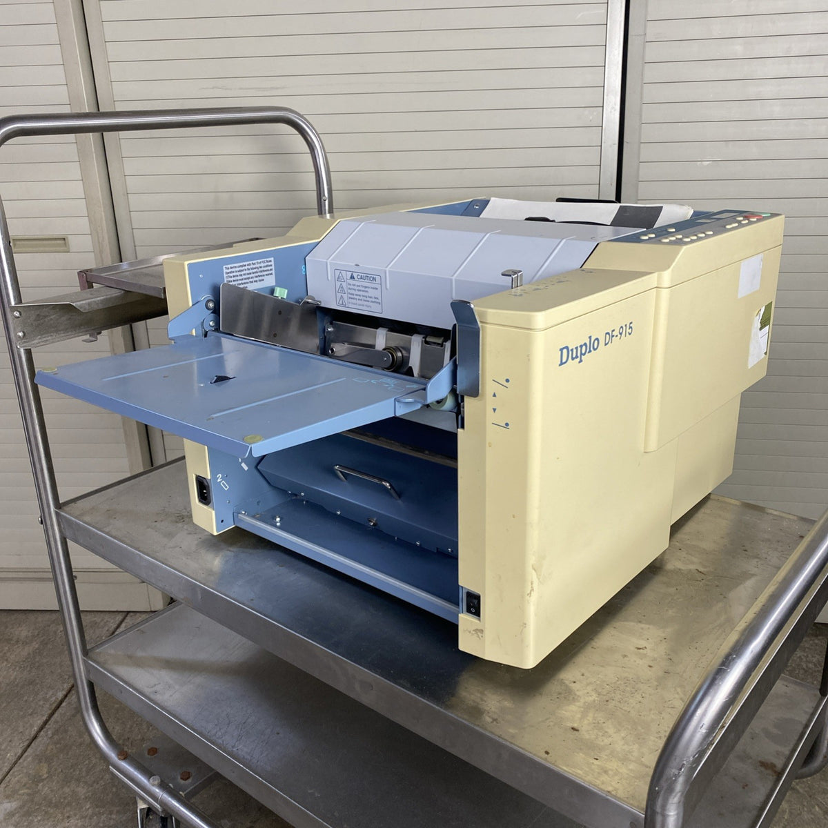 Duplo DF 915 Folding Machine Missing Folding Tray 1 Not Tested0