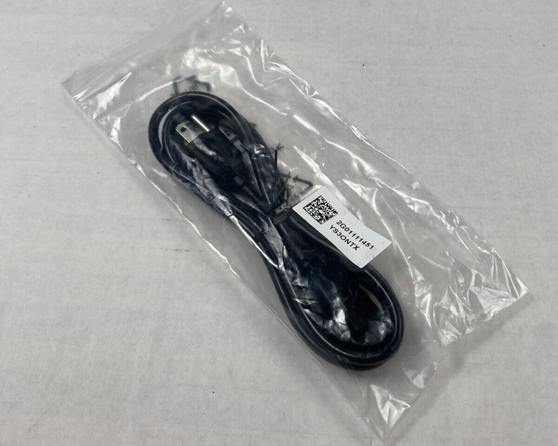 Lot of 5 Genuine Dell DP/N: 2G01111451 Three Pronged Power Adapter Cable Cord