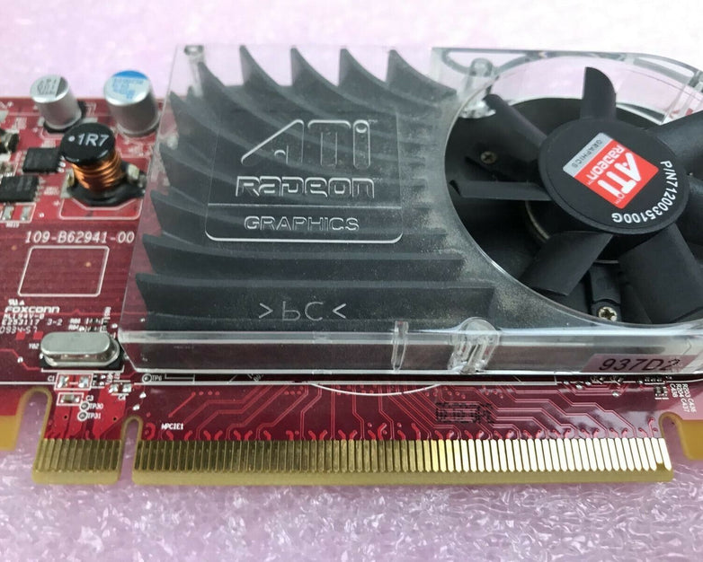 ATI Radeon HD 3450 PCIe Graphics Card AMD B629 Dell X398D DMS-59 (Lot of 2)