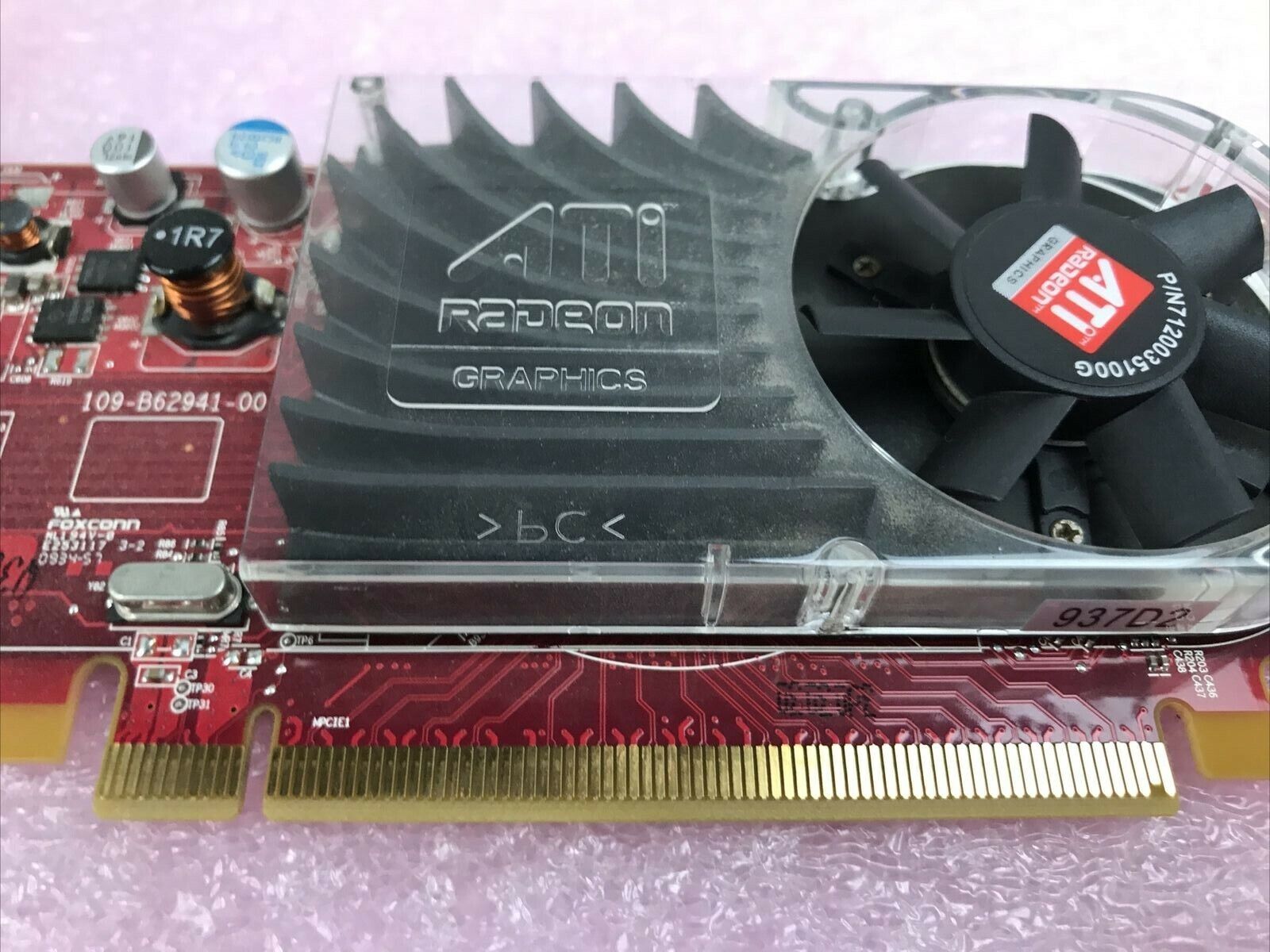ATI Radeon HD 3450 PCIe Graphics Card AMD B629 Dell X398D DMS-59 (Lot of 2)