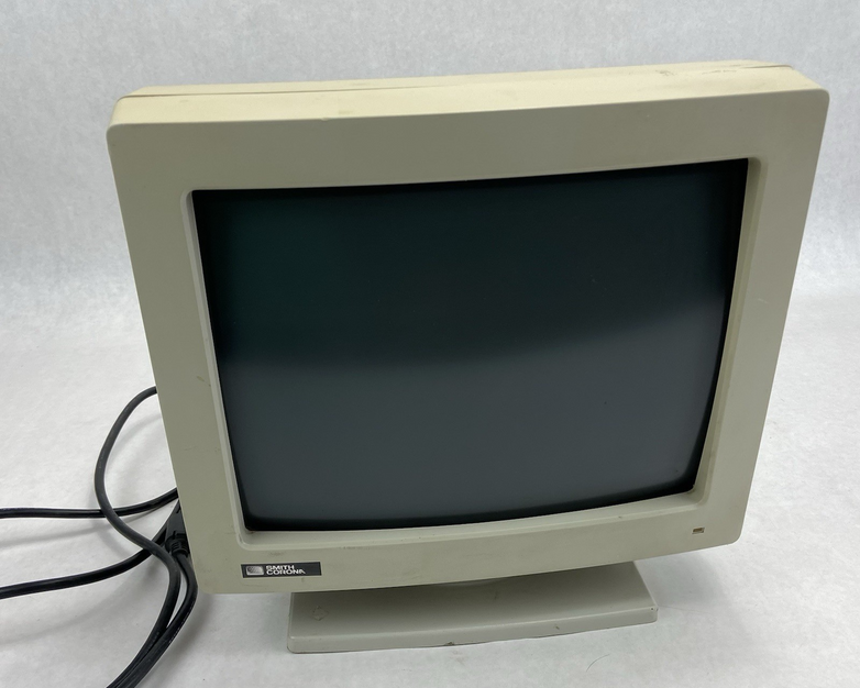 Smith Corona 12" Vintage CRT Monitor Model HRM2 | HRM 2 - Tested and Working