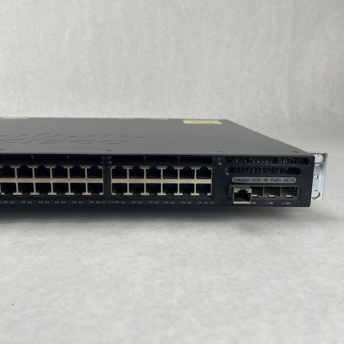 Cisco WS-C3650-48PS-L V05 48-Port PoE+ Switch 1x PSU Tested Reset3