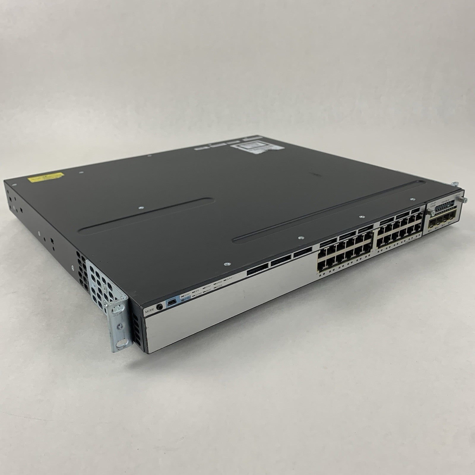 Cisco WS-C3750X-24T-S V02 24-Port Gigabit Ethernet Switch Tested Reset0