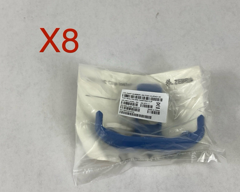 Zebra SG‑TC51‑CLIPHC1‑01 Plastic Carrying Clip Lot of 8