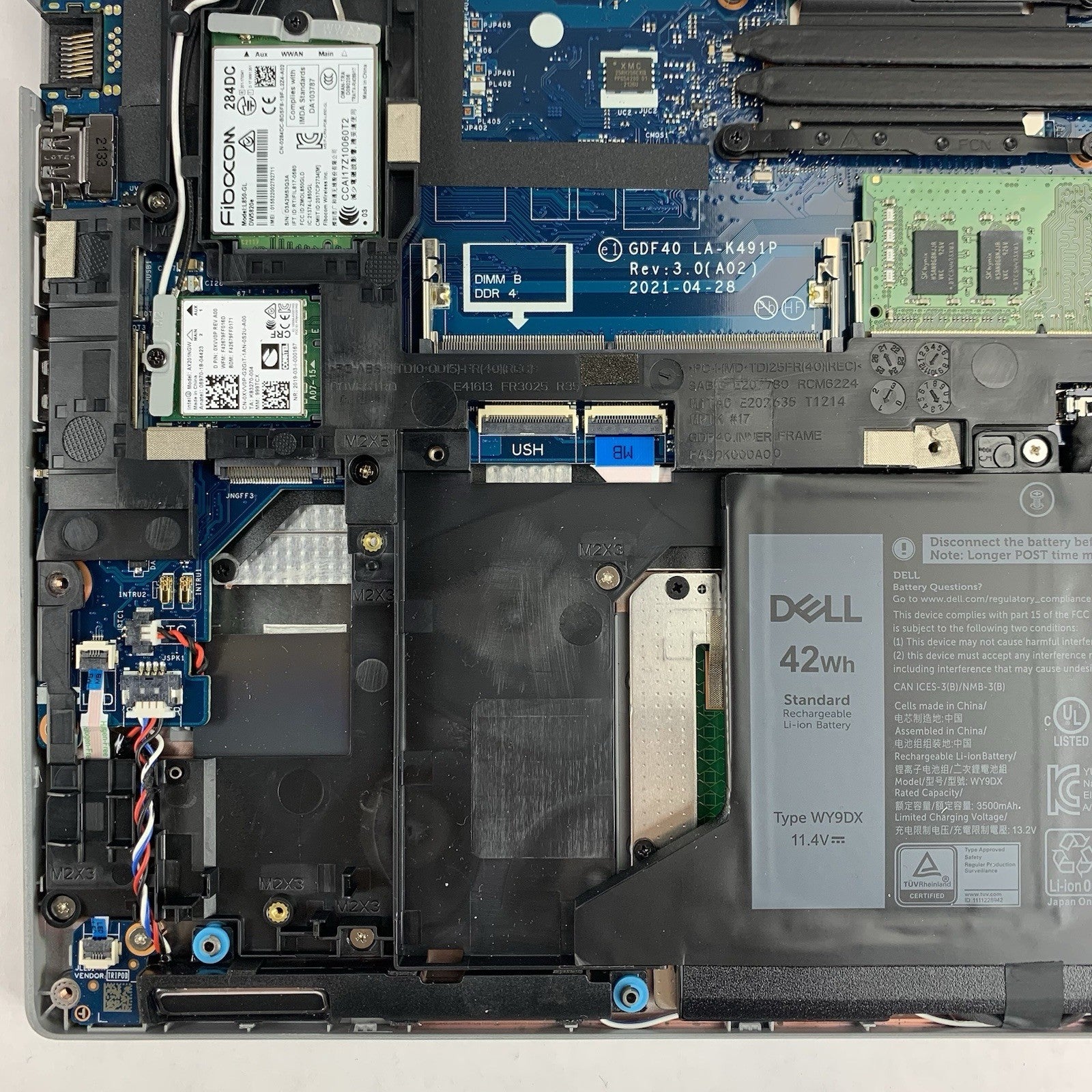 Dell Latitude 5420 14" Laptop i7-1165G7 2.8 GHz 8 GB Ram No OS/SSD/AC No S Key15