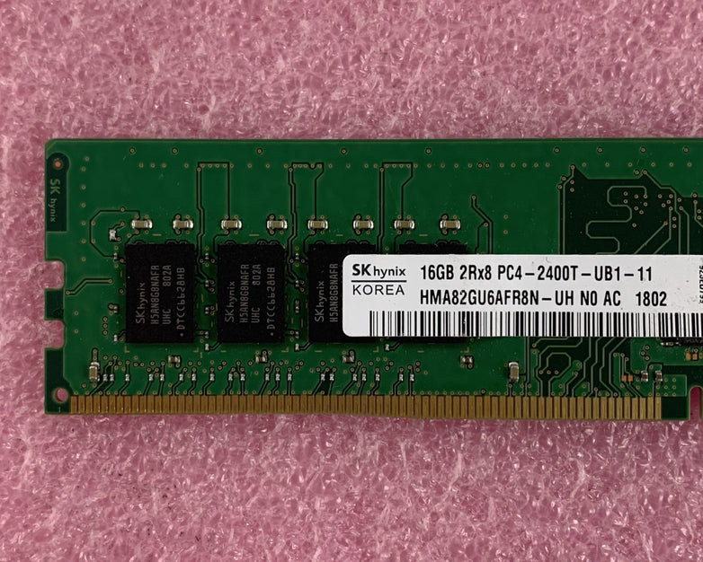 SK Hynix HMA82GU6AFR8N-UH 16 GB 2Rx8 DDR4 2400MHz Desktop Memory Ram