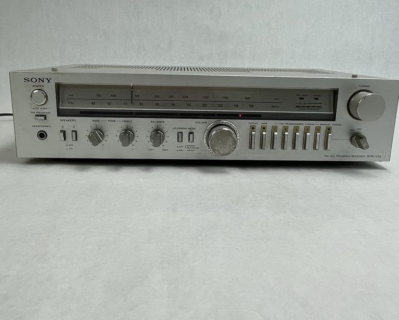 SONY STR-V15 Stereo Receiver Programmable Presets Tested