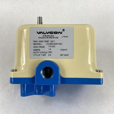 Valvcon LCU300LS2S115AC LCU-Series Single Direction Actuator