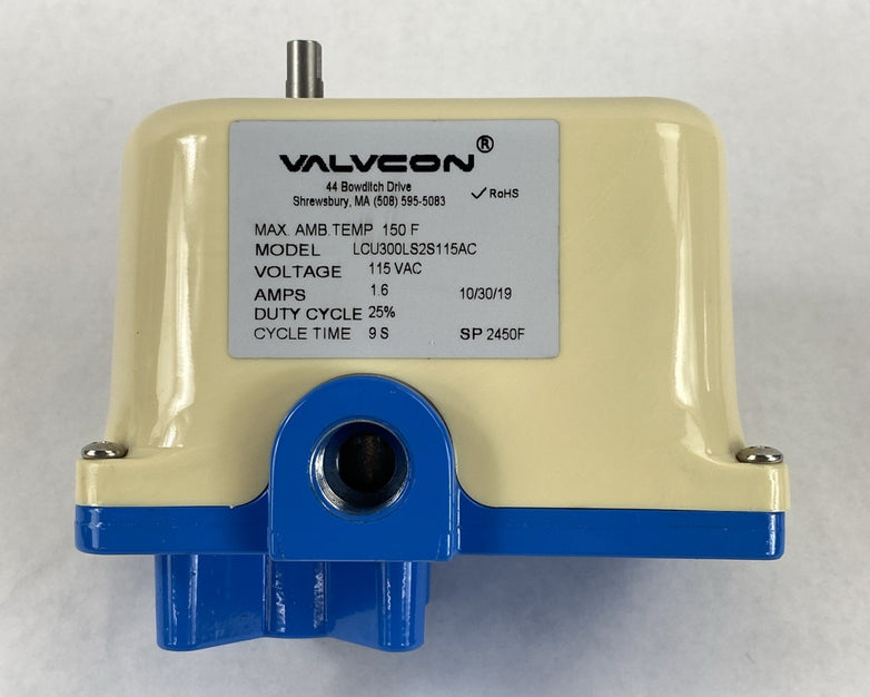 Valvcon LCU300LS2S115AC LCU-Series Single Direction Actuator