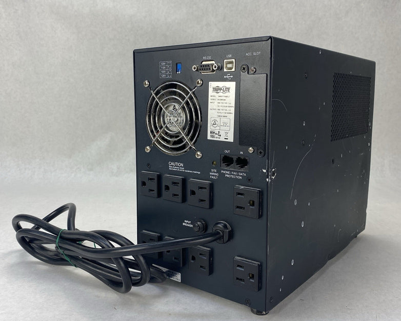 Tripp Lite SMART1500SLT 1500VA 900W UPS Smart Tower - No Batteries Front Panel
