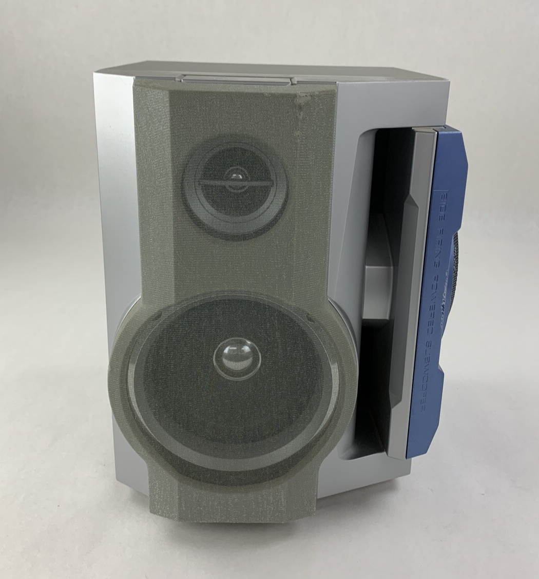 Sharp CP-BA300 Speaker with Integrated Subwoofer Tweeter 250w 6 Ohm Tested