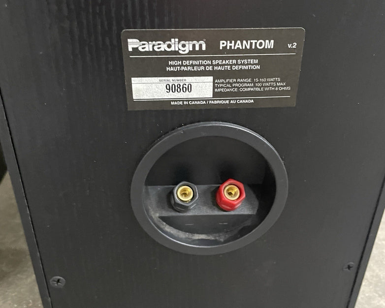 Paradigm Phantom V2 Pair Tested