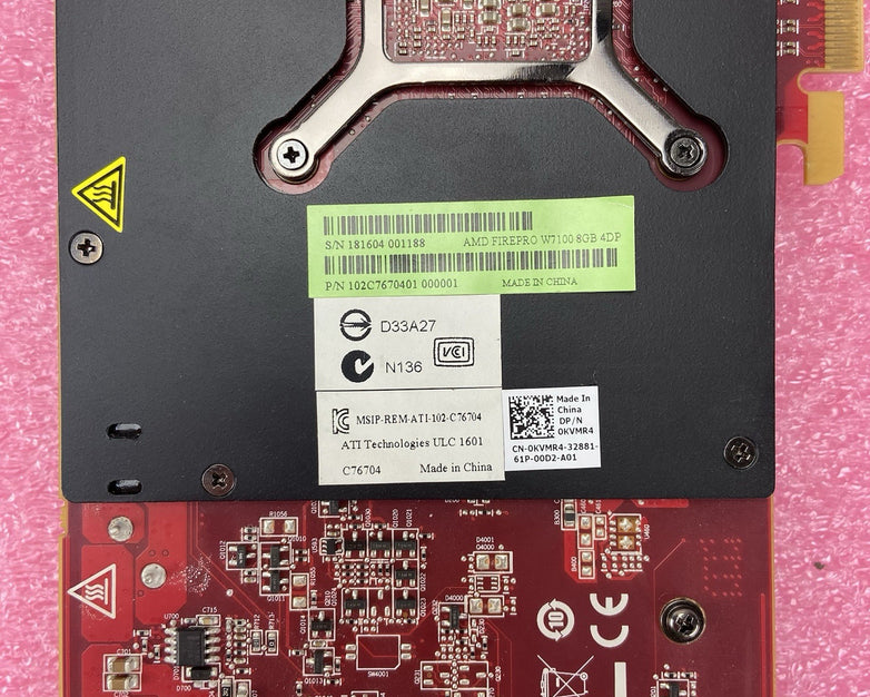 AMD Firepro W7100 8GB 4x DP PCIe x16 Graphics Card 109-C76781-00_02