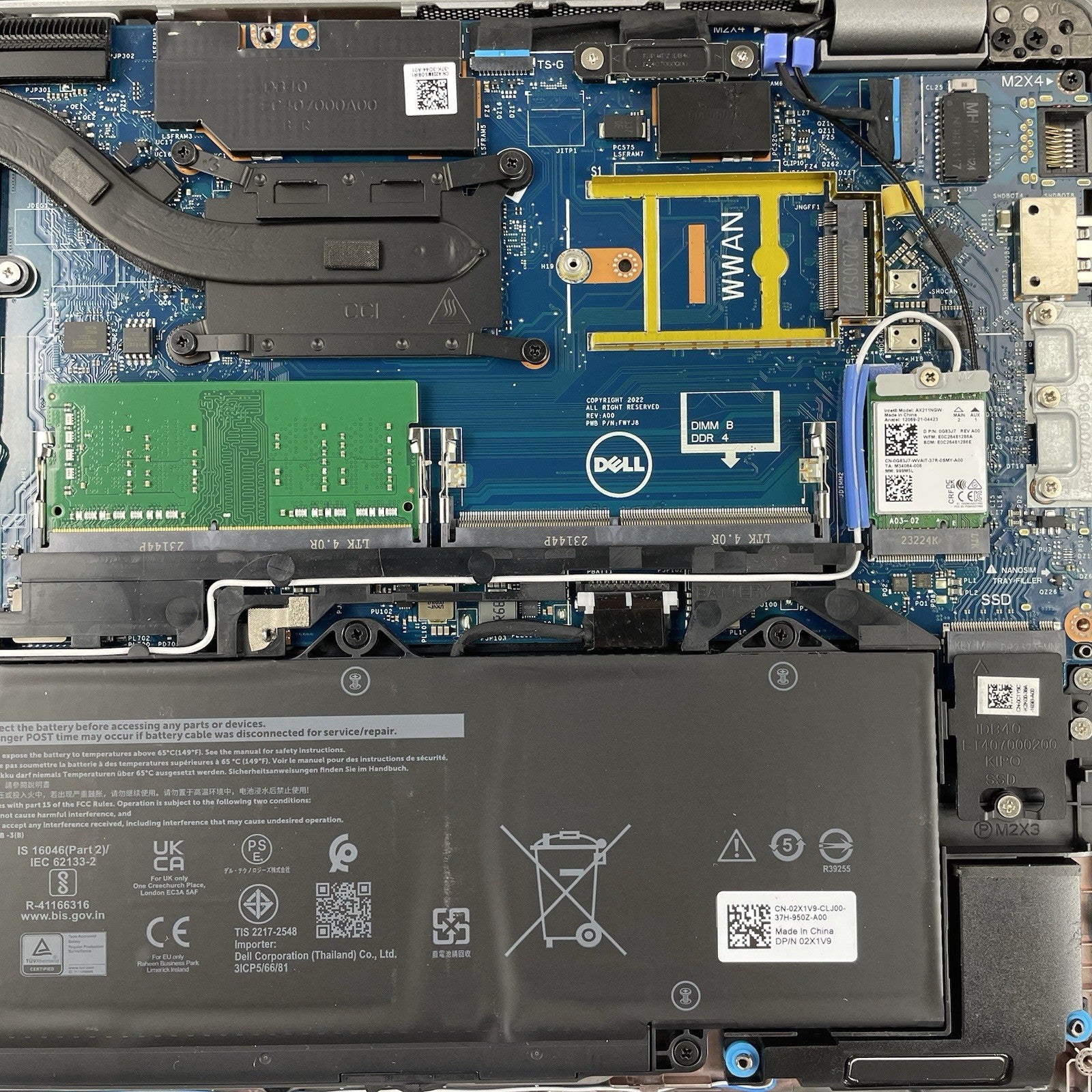 Dell Latitude 5540 14" i5-1345U 4.35 GHz 8 GB RAM No SSD/OS/AC16