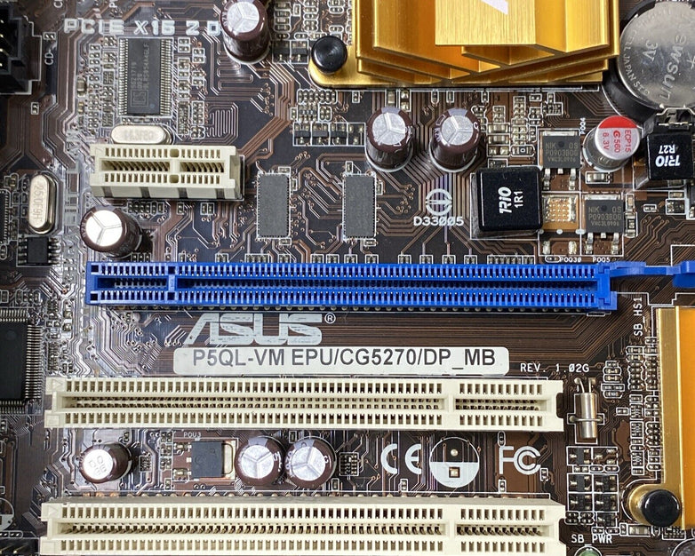 Asus CG5270 MT Intel Core 2 Quad Q8300 2.5GHz 8GB RAM No HDD No OS