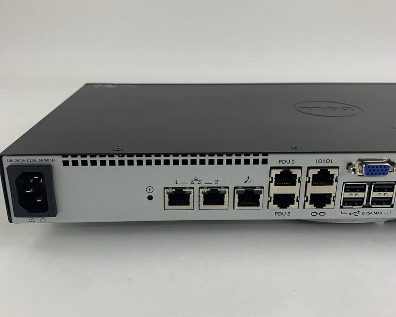 Dell KVM 1082DS 8-Port Analog Rackmount KVM Switch Tested No Rails