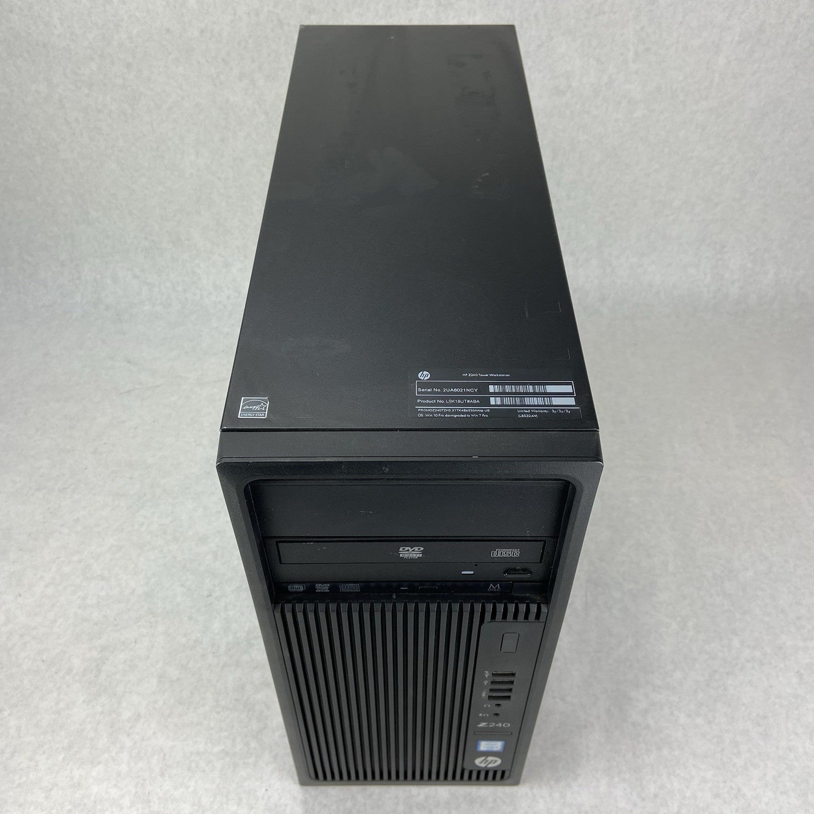HP Z240 Workstation MT Intel Core i5-6500 3.2GHz 8GB RAM No HDD No OS2