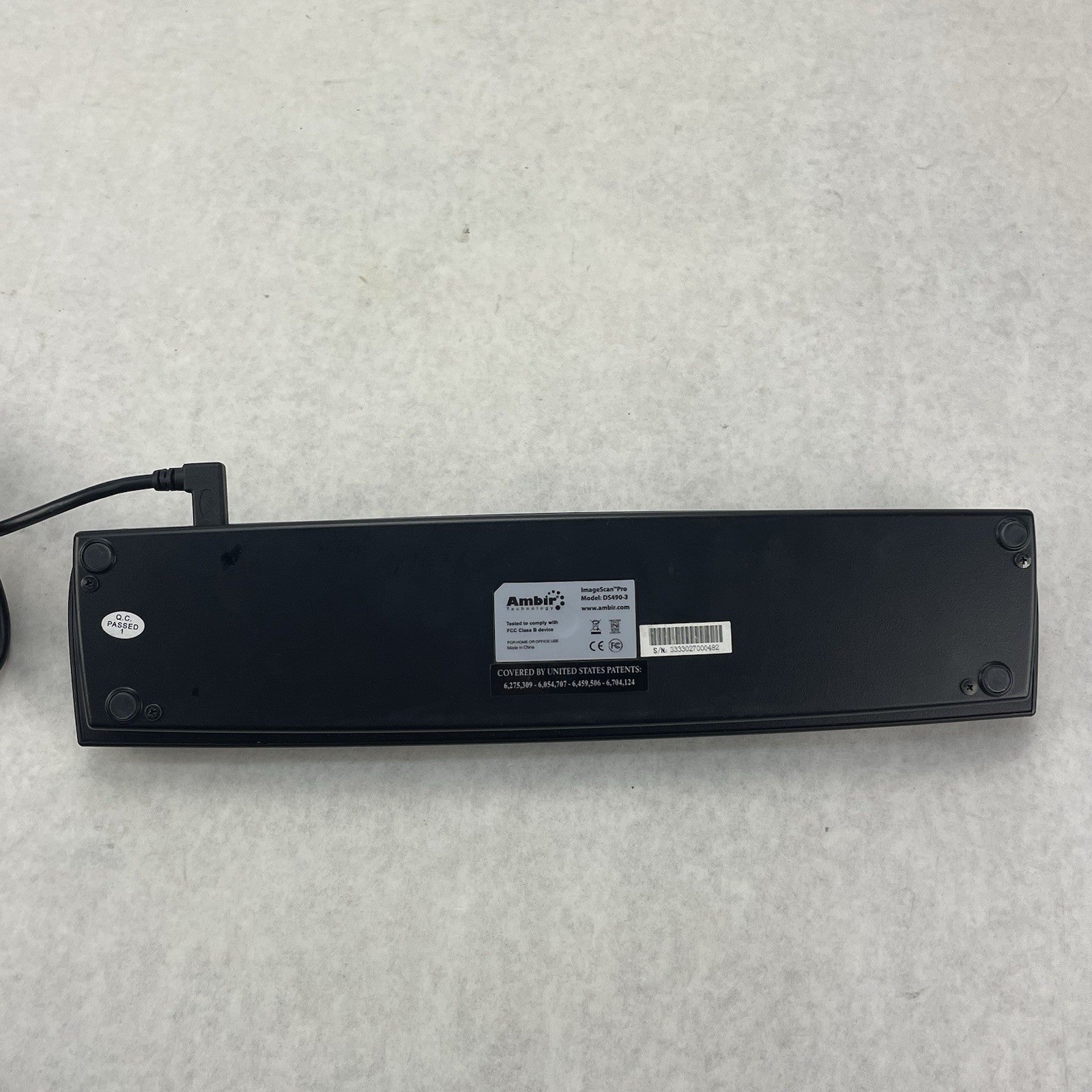 AMBIR DS490-3 ImageScan Pro Portable Mini-USB Sheetfed Scanner 490i8
