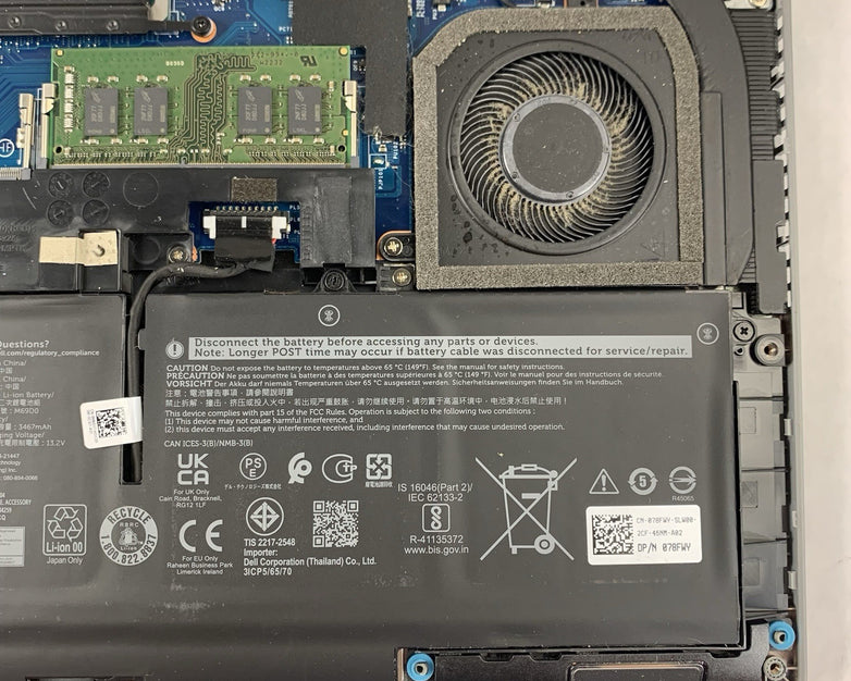 Dell Latitude 5430 14" Laptop i7-1255U 1.8 GHz 16 GB Ram No OS No SSD No AC