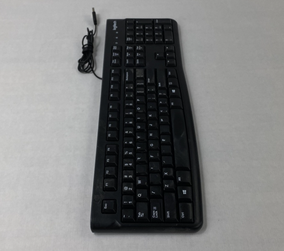 Lot of 7 Logitech K120 YU0036 USB Wired Keyboard Tested