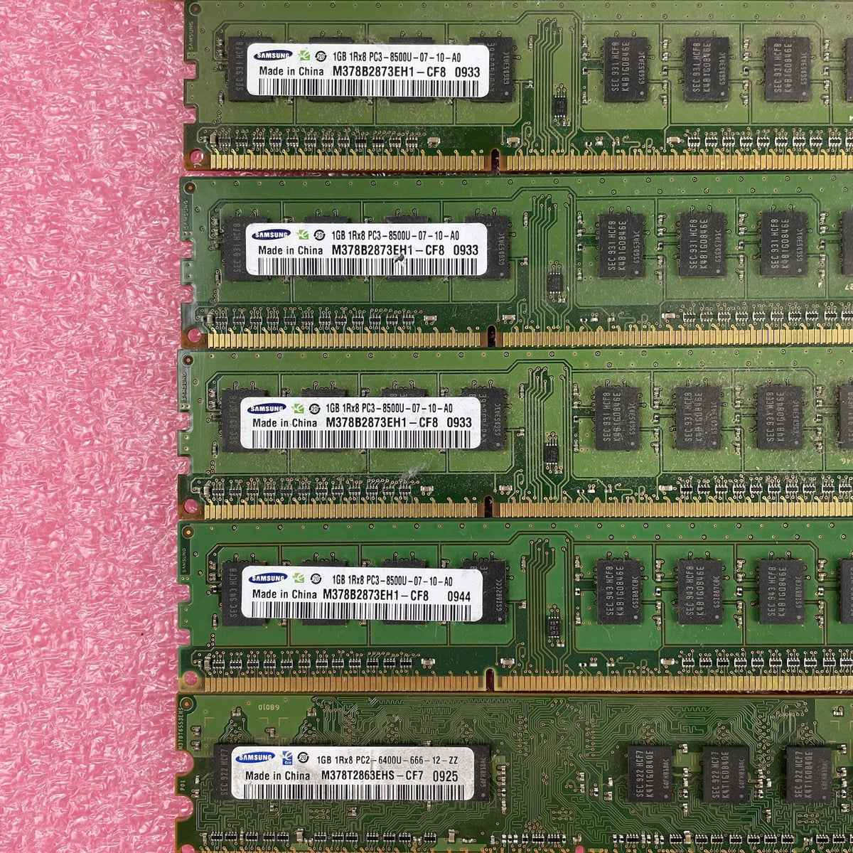 Samsung Assorted DDR2/DDR3 Desktop RAM Lot 22pc 44GB Total Untested2