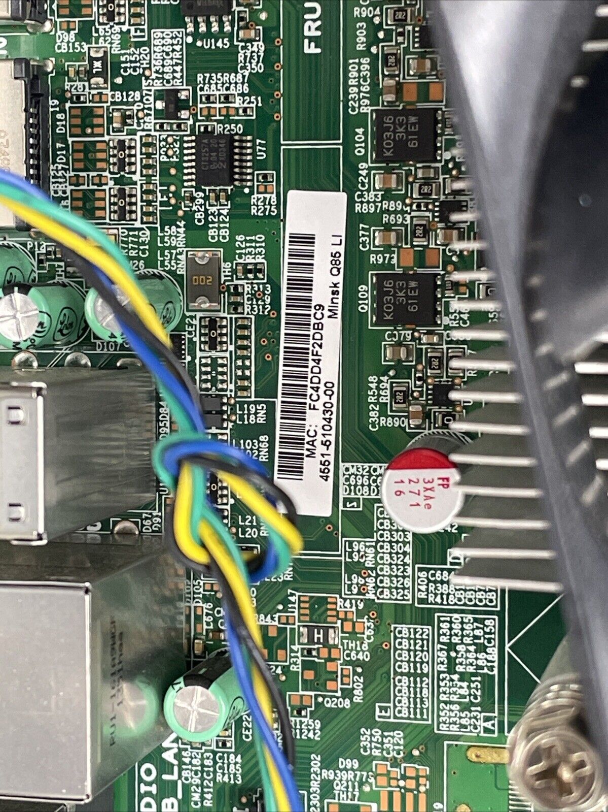 Lenovo M83 MT Intel Core i7-4770 3.4GHz 4GB RAM No HDD No OS