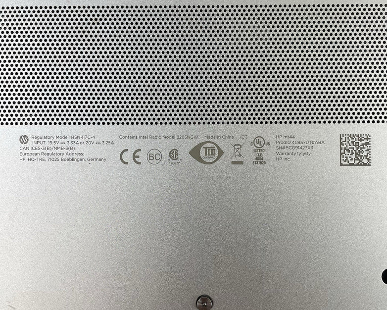 HP mt44 14" Ryzen 3 Pro 2300U 2.00 GHz 4 GB RAM No SSD/OS/AC/Batt