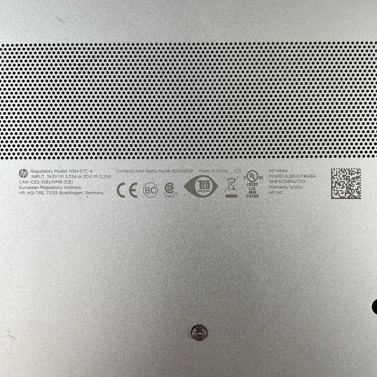 HP mt44 14" Ryzen 3 Pro 2300U 2.00 GHz 4 GB RAM No SSD/OS/AC/Batt15