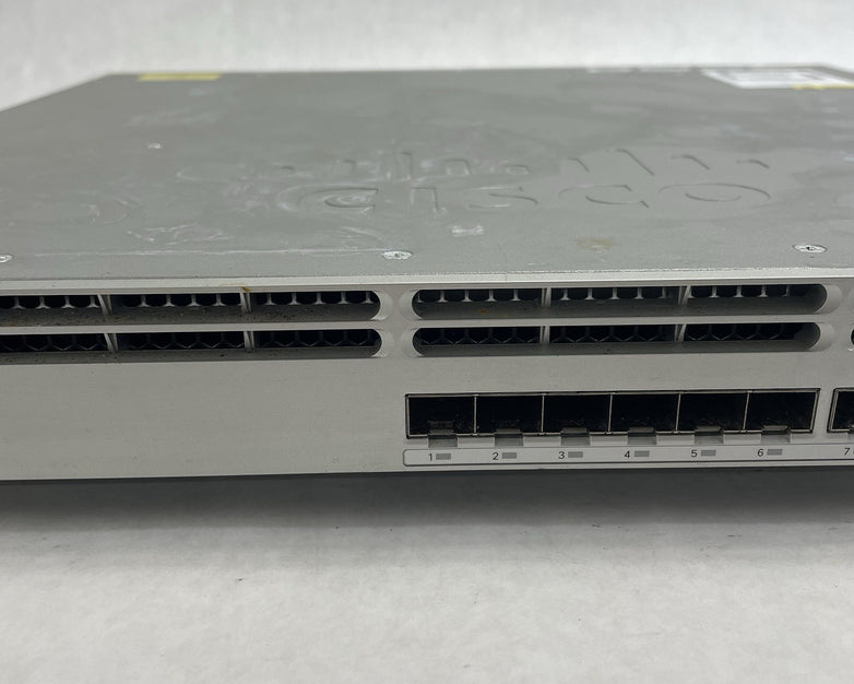 Cisco Catalyst C3850-12XS-S V02 12 Port 10GB SFP+ Fiber Tested & Reset