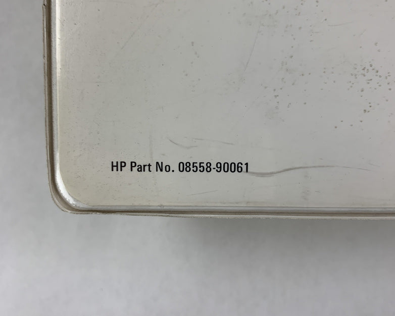 Hewlett Packard 8558B Spectrum Analyzer Operating and Service Manual 08558-90061